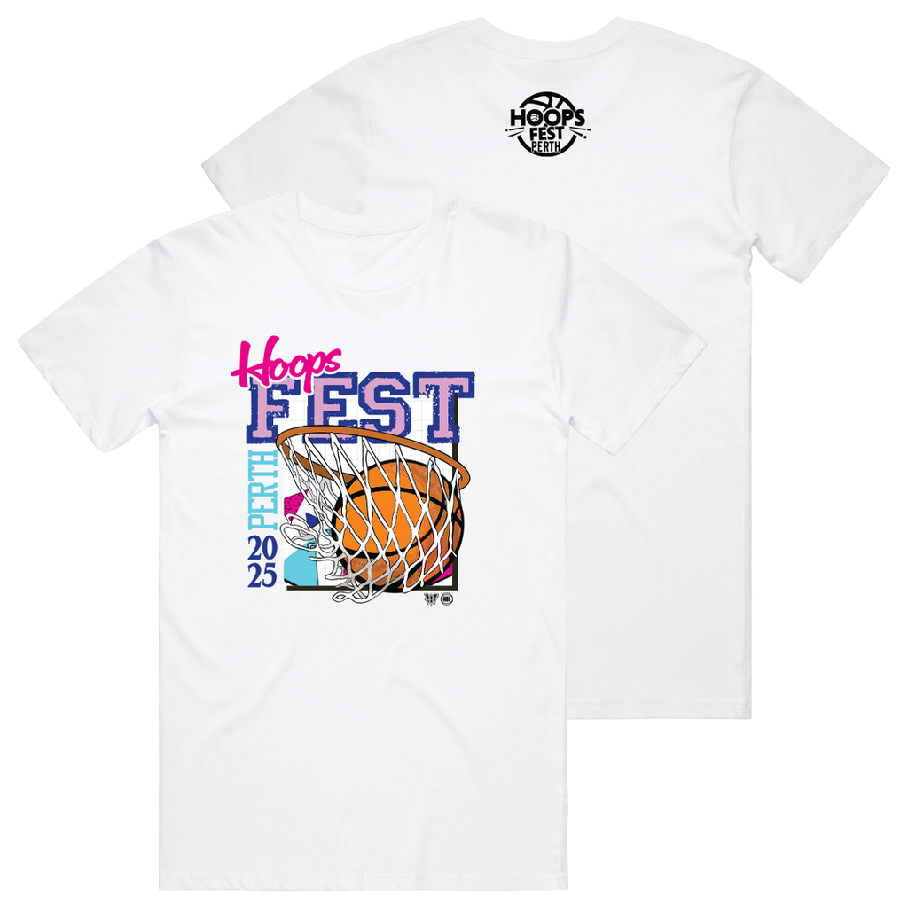 Hoops Fest 2025 'Retro' Cotton Tee