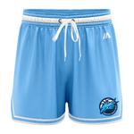 Darebin Basketball Casual Shorts - Carolina/White