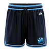 Darebin Basketball Casual Shorts - Navy/Carolina