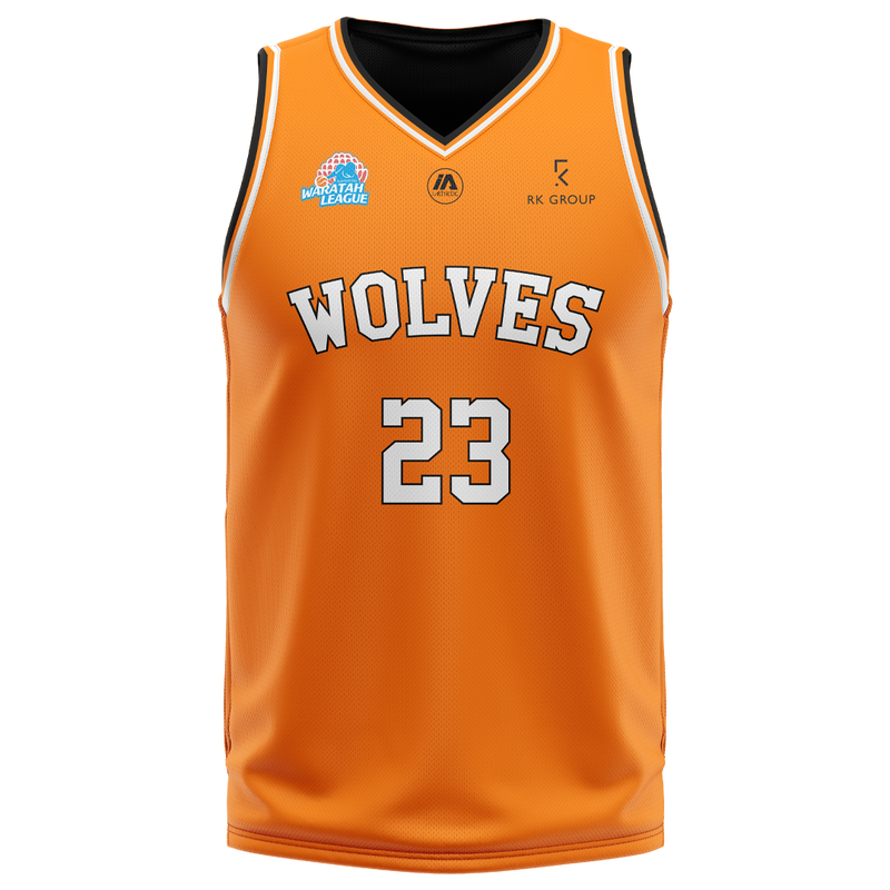 West Sydney Wolves Playing Singlet - Home