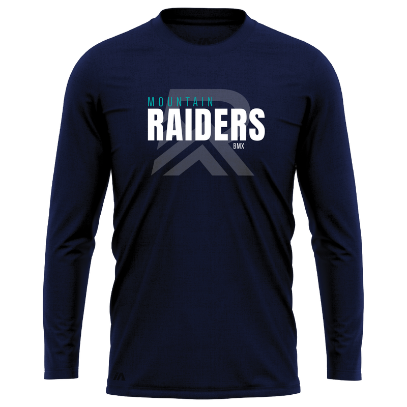 Mountain Raiders BMX Performance LS Tee - Shadow Logo