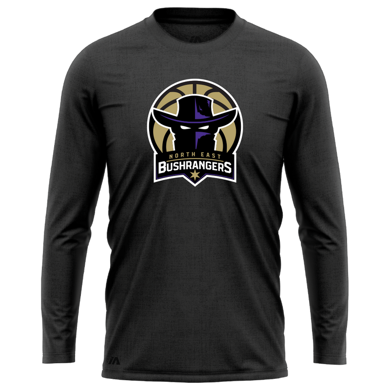 NE Bushrangers Performance LS Tee