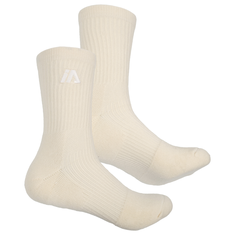 iAthletic Crew Socks - Ecru