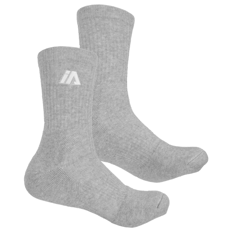 iAthletic Crew Socks - Grey