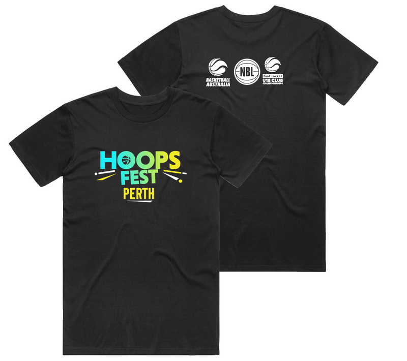 Hoops Fest 2024 All Logos Cotton Tee