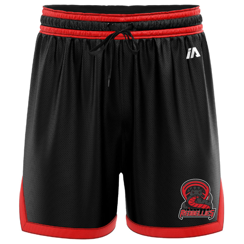 Lacrosse Australia MLS Adelaide Redbellies Casual Shorts - Black/Red/White