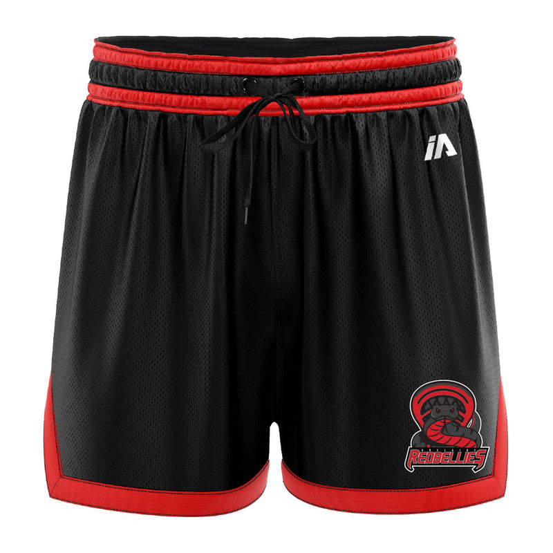 Lacrosse Australia MLS Adelaide Redbellies Casual Shorts - Black/Red/White