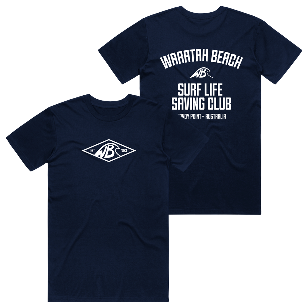 Waratah Beach SLSC Cotton Tee