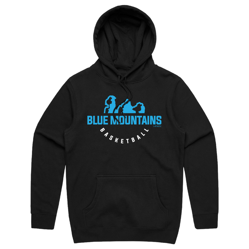 Blue Mountains Basketball Association "Arc" Logo Cotton Hoodie