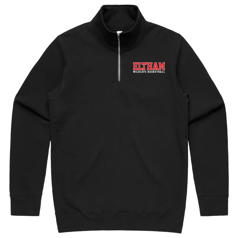 Eltham Wildcats Cotton Half Zip Crew