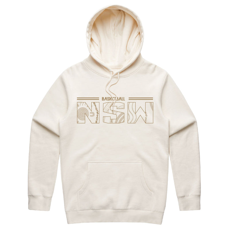 Basketball NSW Cotton Hoodie - Indigenous Print