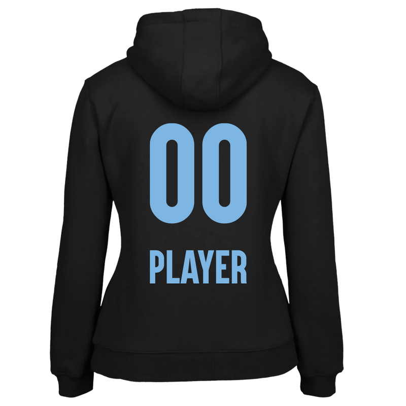 Basketball NSW State - Womens Black Cotton Hoodie