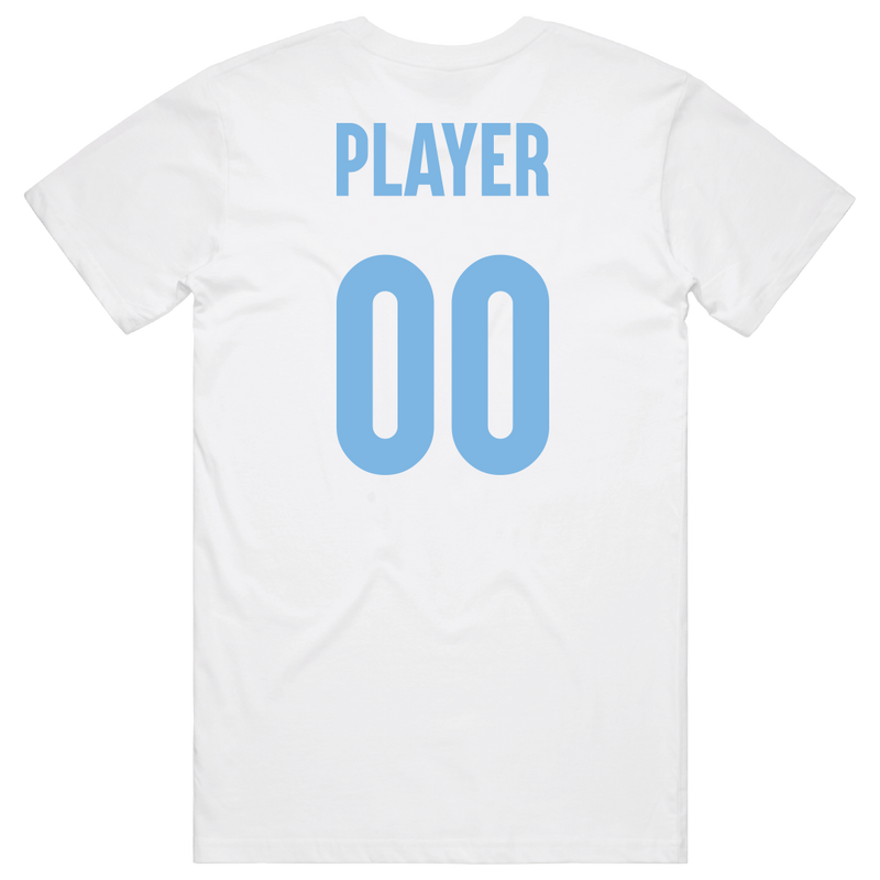 Basketball NSW State - White Cotton Tee