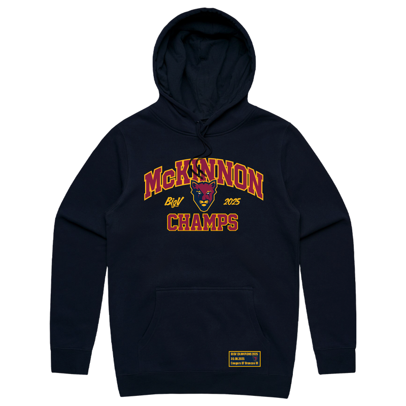 McKinnon Basketball 2025 Champs Cotton Hoodie