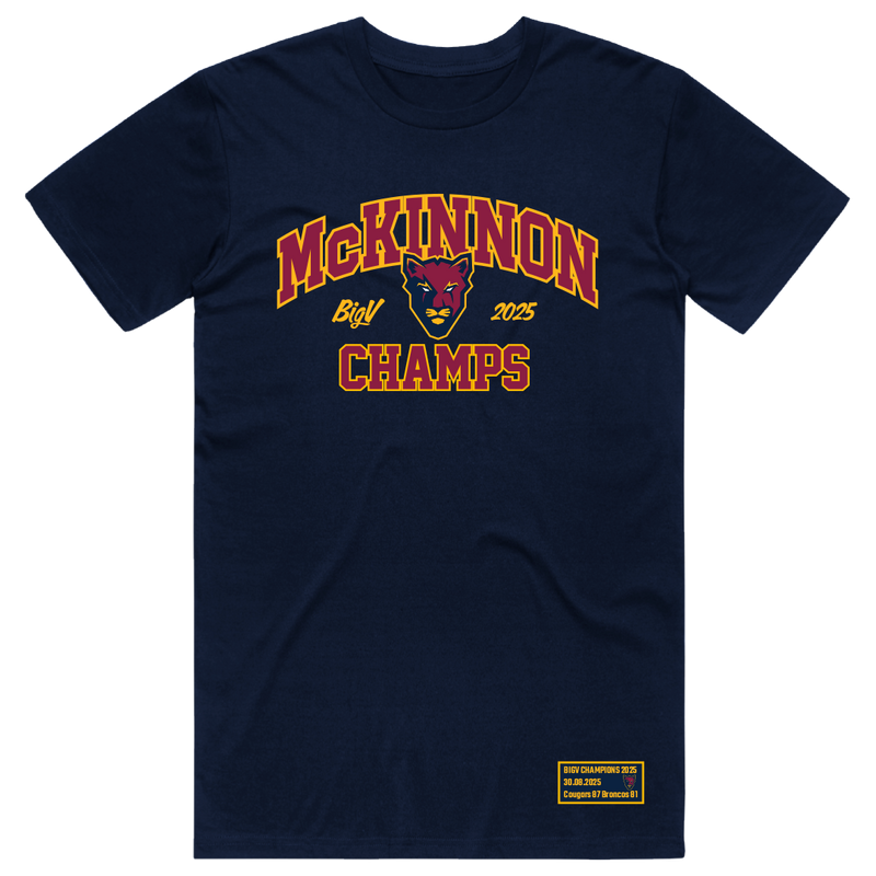 McKinnon Basketball 2025 ChampsCotton Tee