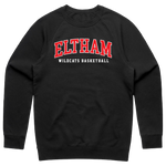 Eltham Wildcats Cotton Crewneck - Black