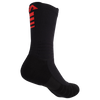 iAthletic Elite Performance Socks - Black/Black/Red