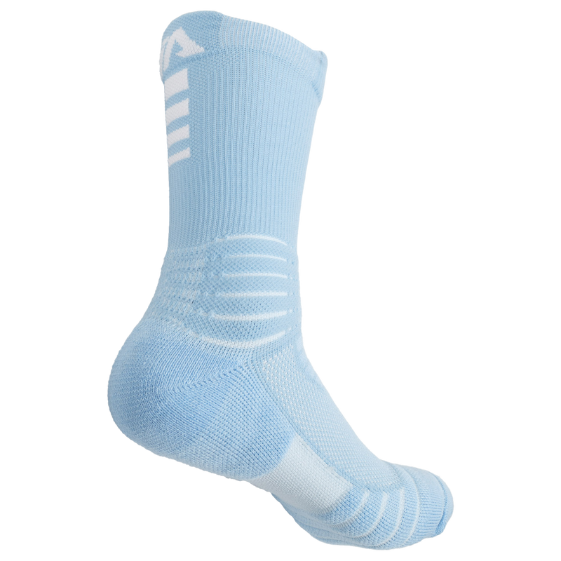 iAthletic Elite Performance Socks - Light Blue/Light Blue/White