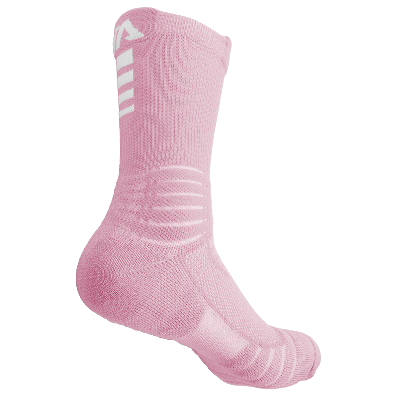 iAthletic Elite Performance Socks - Pink/Pink/White