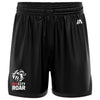 Red City Roar Casual Shorts with Pockets - Black/Black