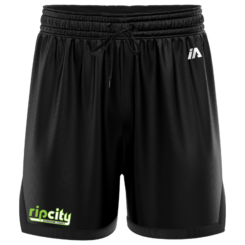 Rip City Basketball Casual Shorts - Black/Black