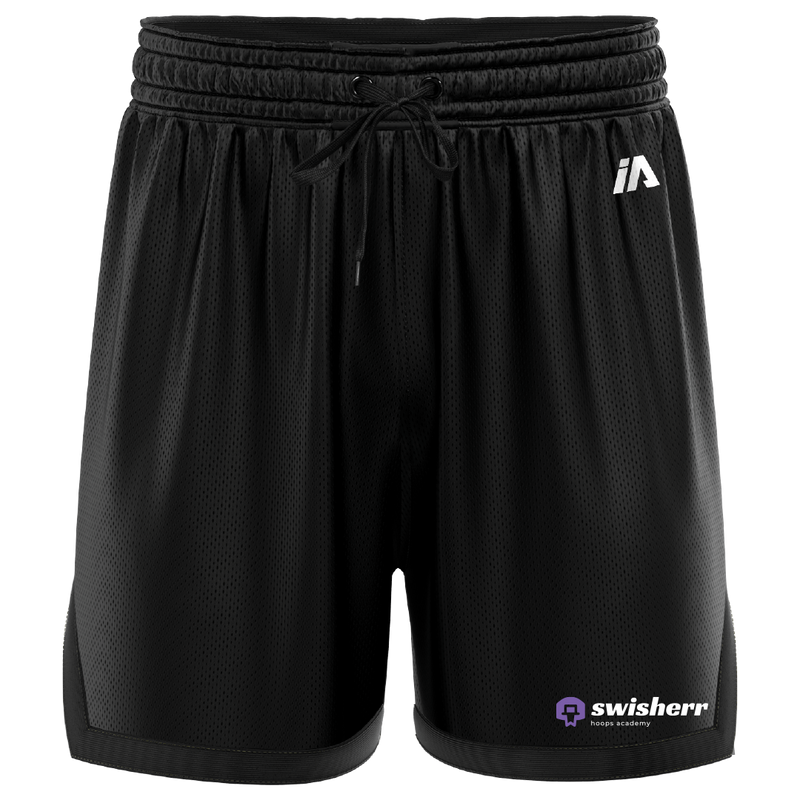 Swisherr Hoops Academy Coach Shorts - Black