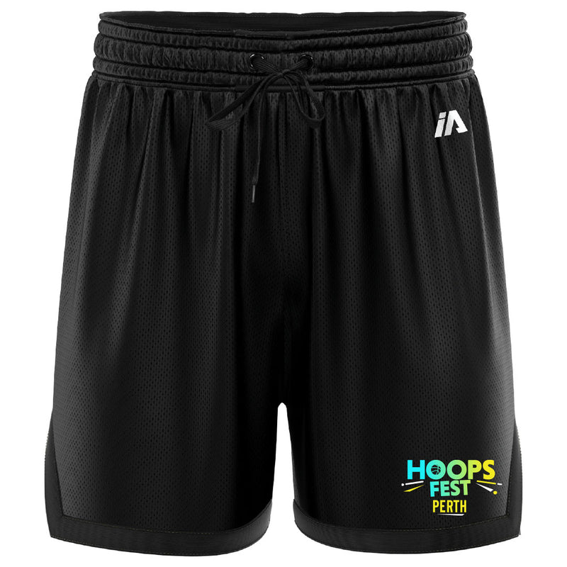 Hoops Fest 2024 Casual Shorts with Pockets - Black/Black