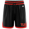 TLS Casual Basketball Shorts - Black/Red