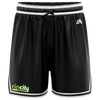 Rip City Basketball Casual Shorts - Black/White