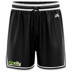 Rip City Basketball Casual Shorts - Black/White