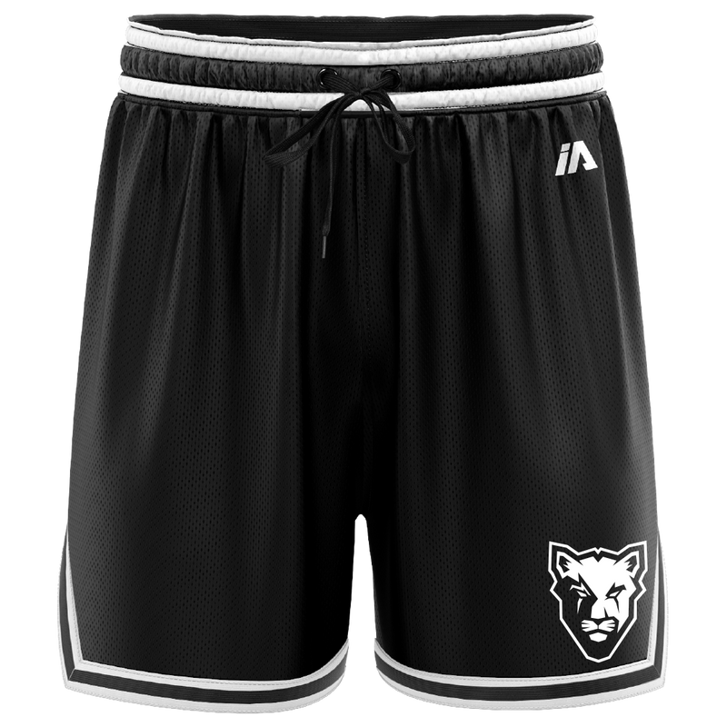 McKinnon Basketball Casual Shorts with Pockets - Black/White