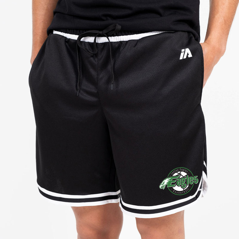 Leeton Eagles Casual Shorts - Black/White