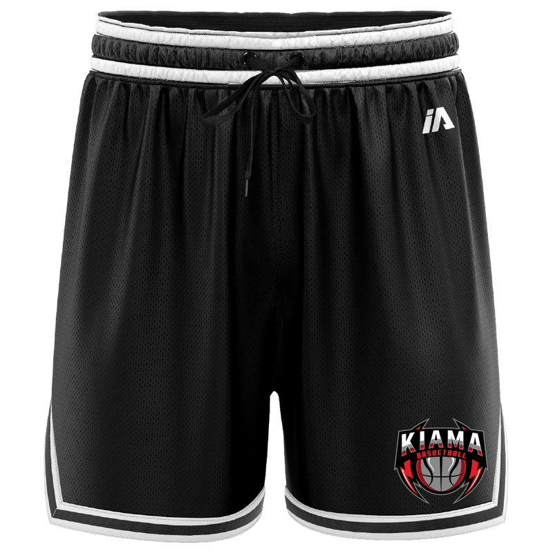 Kiama Basketball Casual Shorts - Black/White