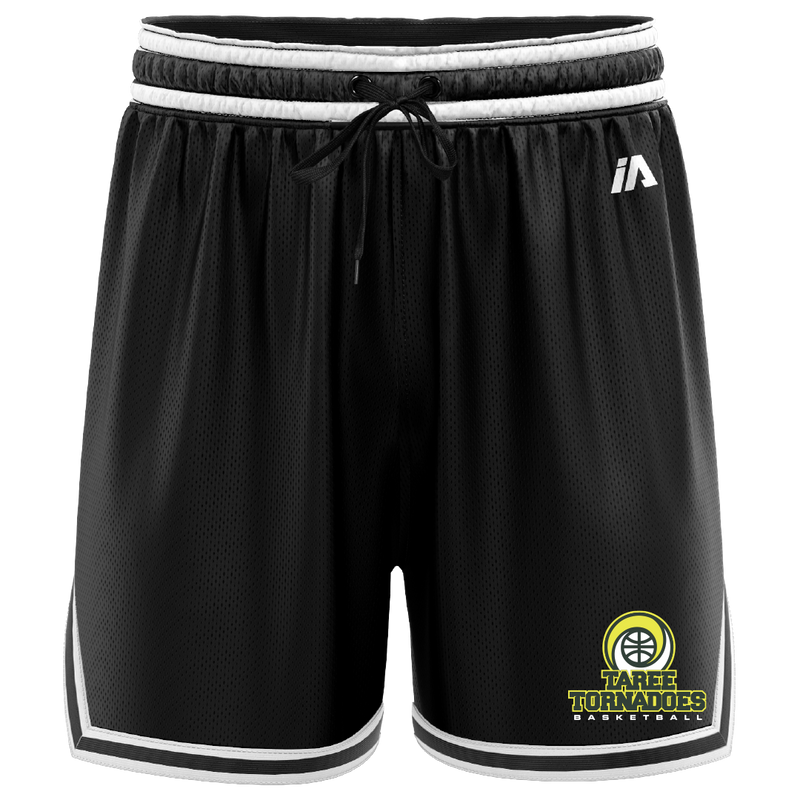 Taree Tornadoes Casual Shorts - Black/White