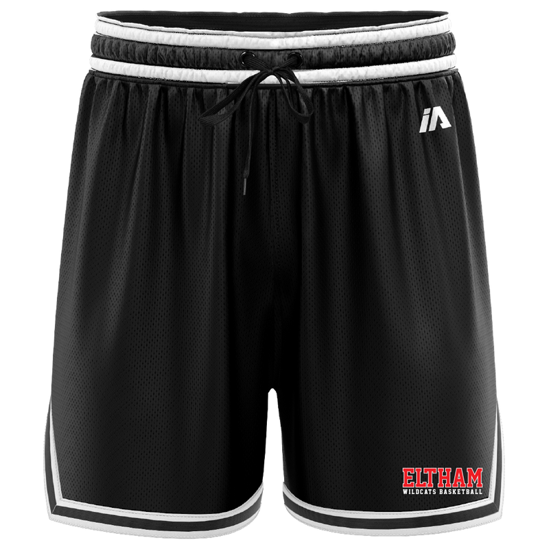 Eltham Wildcats Casual Shorts with Pockets - Black/White