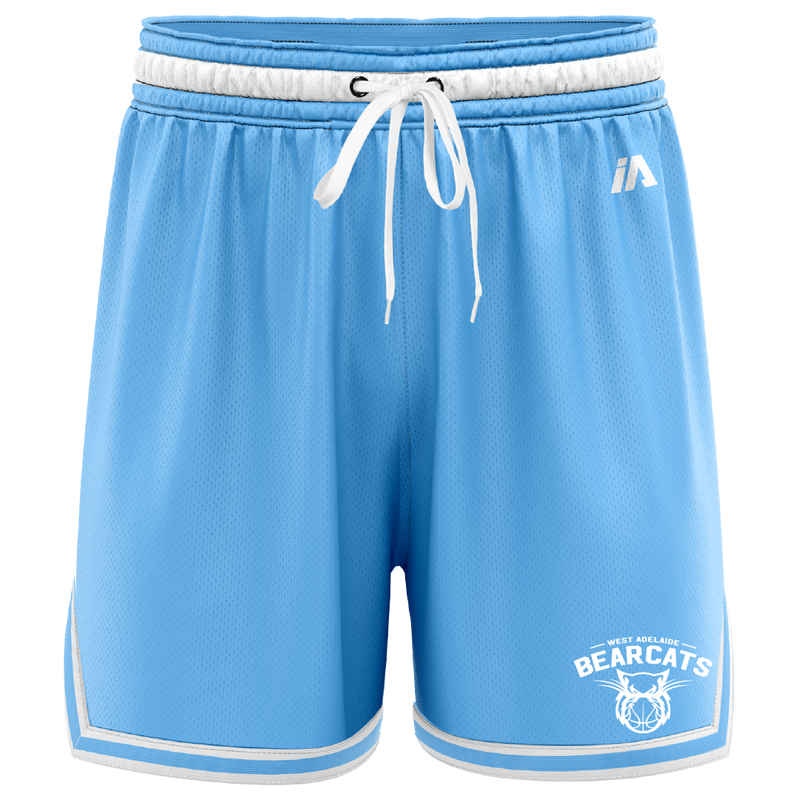 West Adelaide Bearcats Casual Shorts with Pockets - Carolina/White