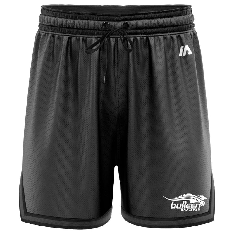Bulleen Boomers Casual Basketball Shorts - Charcoal/Black