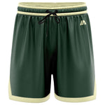 iAthletic Casual Basketball Shorts Mens - Green/Sand