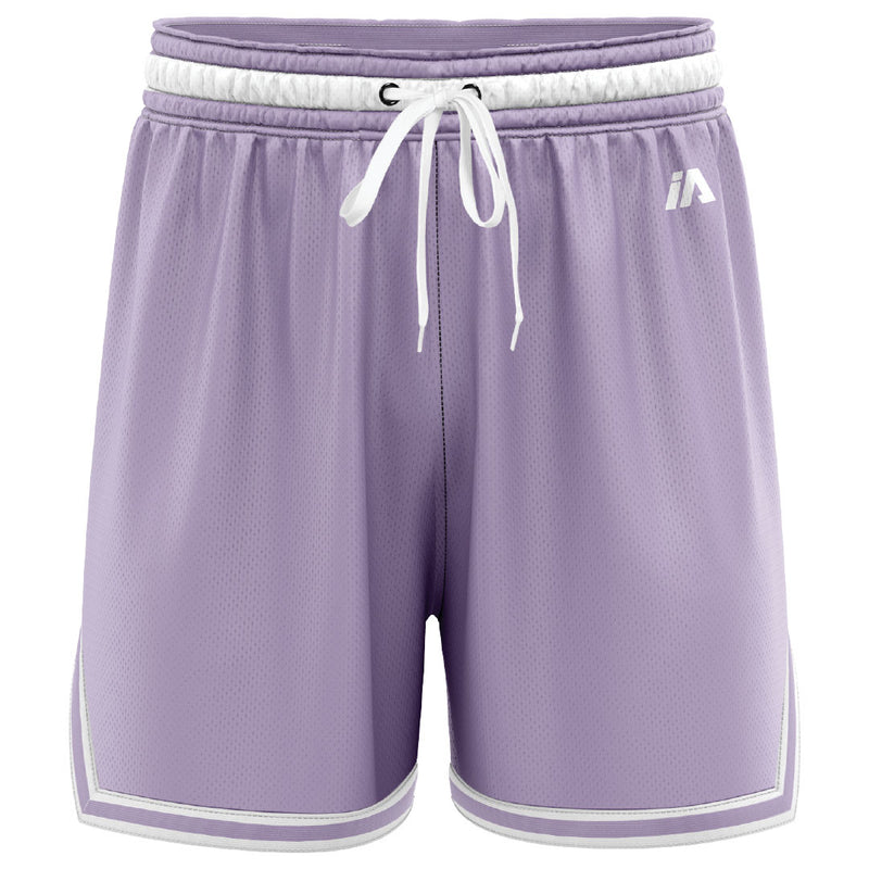 iAthletic Casual Basketball Shorts Men's - Lavender/White