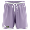 Rip City Basketball Casual Shorts - Lavender/White