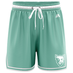 McKinnon Basketball Casual Shorts with Pockets - Mint/White