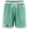 Rip City Basketball Casual Shorts - Mint/White