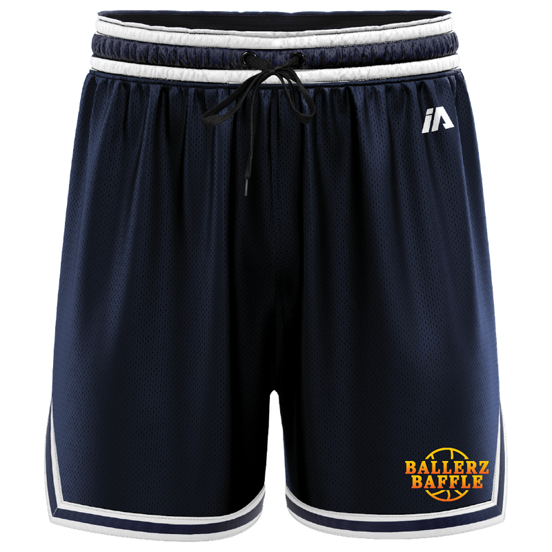 Ballerz Baffle Casual Shorts - Navy/White