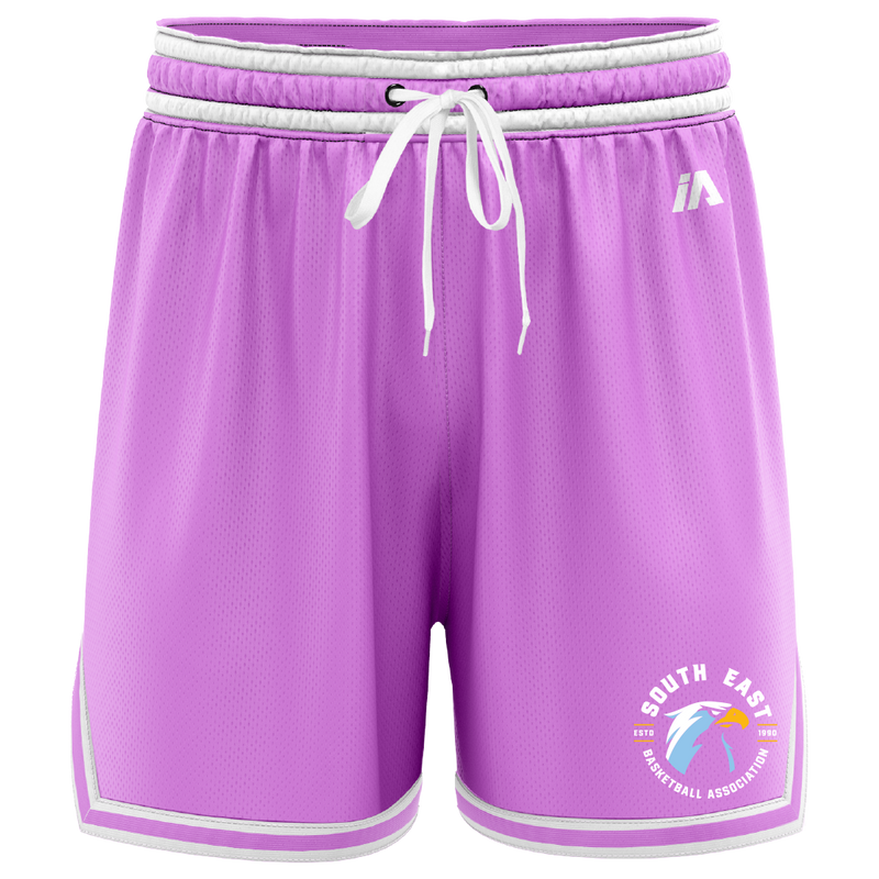SEBA Casual Shorts - Pink/White