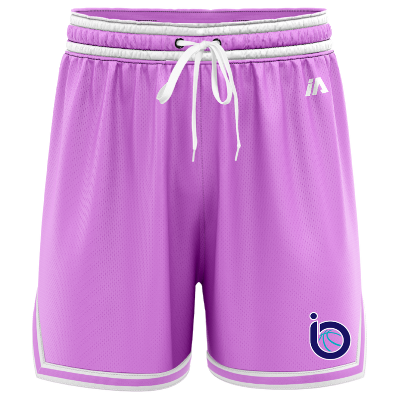 InsideOut Casual Shorts - Pink/White