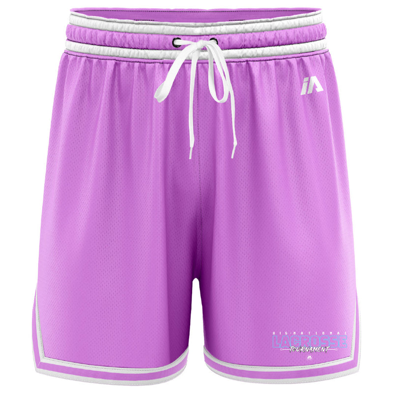 Lacrosse Australia U15 Casual Shorts - Pink/White