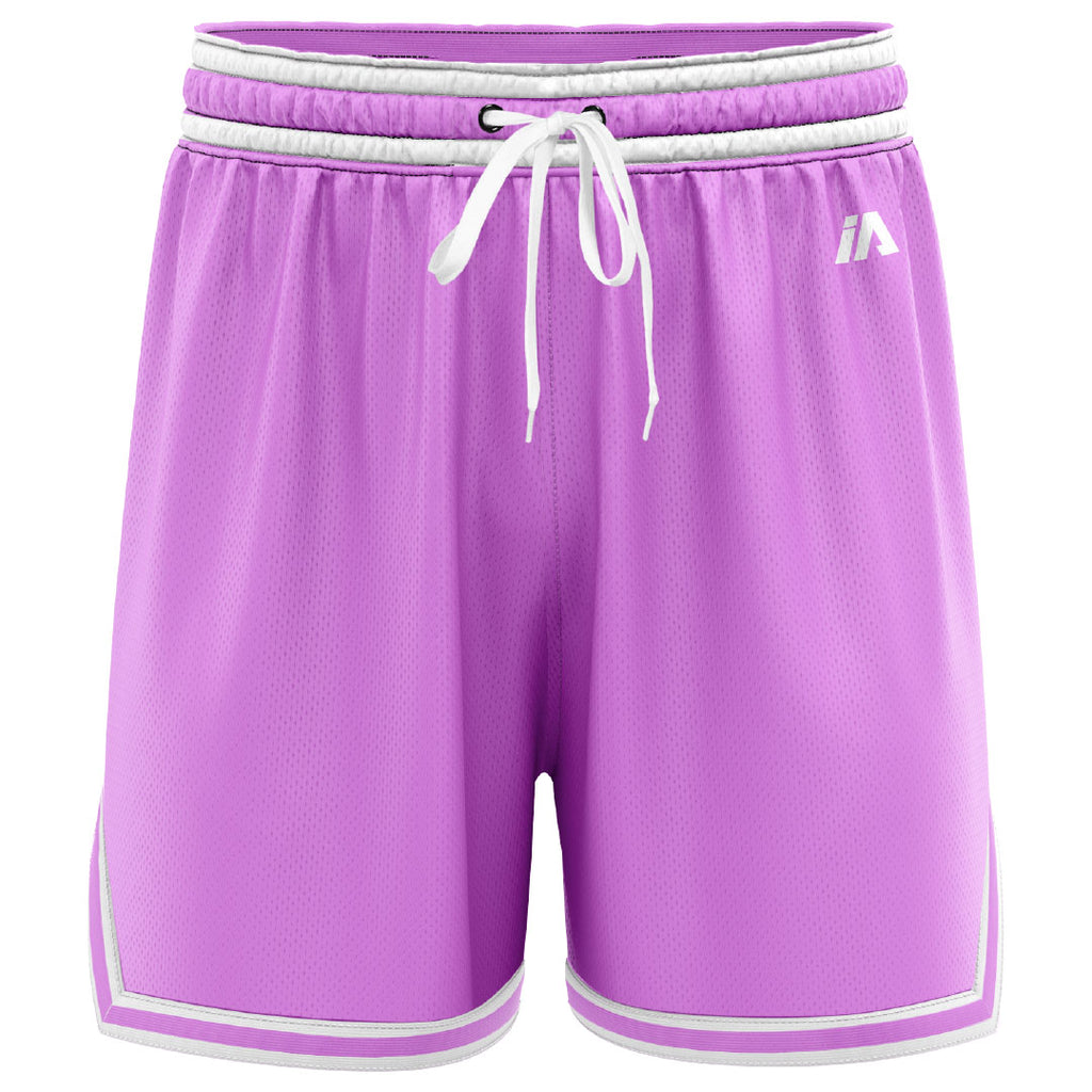 Mens pink 2024 basketball shorts