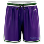 Lacrosse Australia U15 Casual Shorts - Purple/White/Green