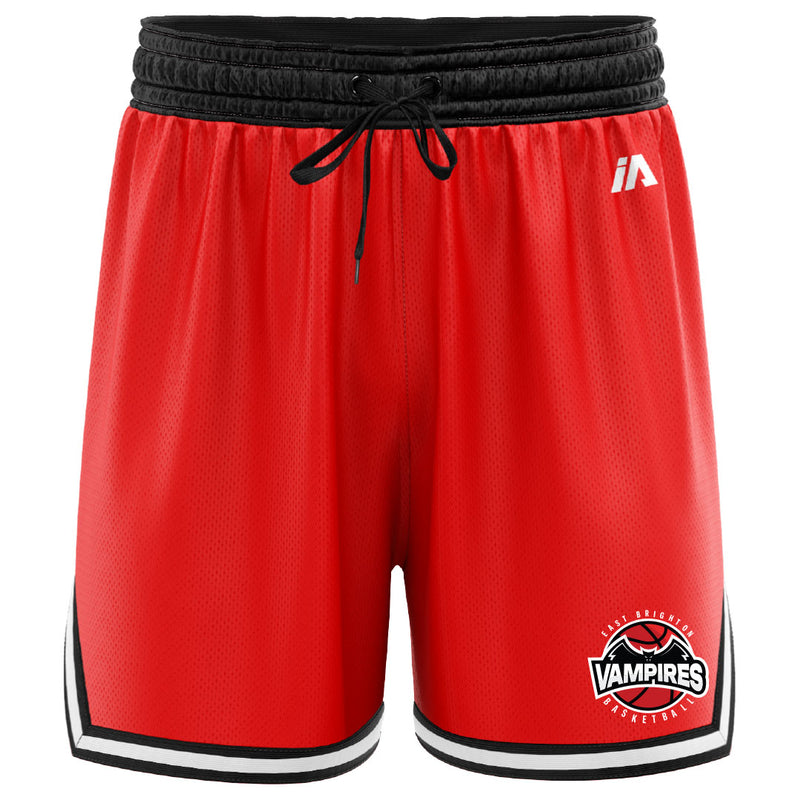 East Brighton Vampires Casual Shorts - Red/Black/White