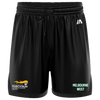 Melbourne West WM Logo Casual Shorts - Black/Black